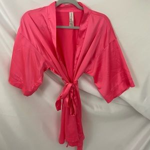 Hot pink robe